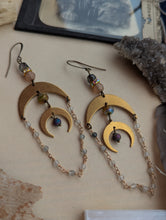 Load image into Gallery viewer, The Nested Moon Lunar Earrings