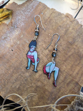 Load image into Gallery viewer, Beetlejuice Magician&#39;s Assistant Earrings 2