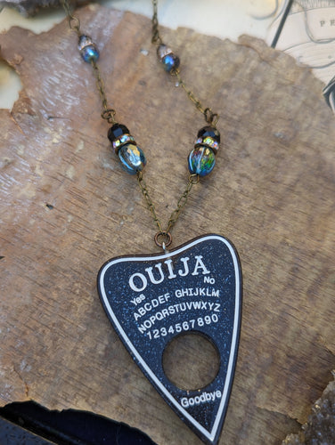 Acrylic Ouija Planchette Necklace 2