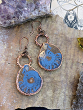 Load image into Gallery viewer, Hematite Ammonite Earrings 2