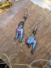 Load image into Gallery viewer, Beetlejuice Magician&#39;s Assistant Earrings 2