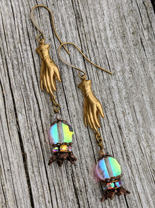 Fortune Teller Crystal Ball Earrings II - Minxes' Trinkets