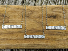 Load image into Gallery viewer, Moon Phase Bar Necklace - 20-21&quot; - Minxes&#39; Trinkets