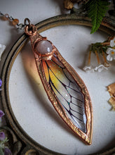 Load image into Gallery viewer, Relic Fairy Wing Rosary Necklace - Resin and Copper Electroformed 2