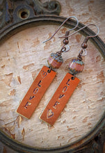 Load image into Gallery viewer, Hand Stamped Earrings - LOVE