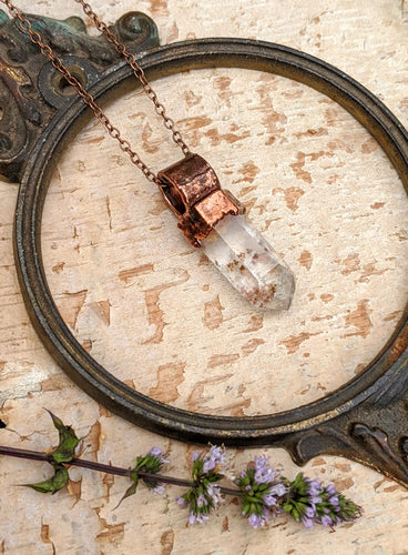 Quartz Point Electroformed Necklace - #2