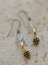 Load image into Gallery viewer, Pinecone Earrings - Minxes&#39; Trinkets