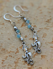 Load image into Gallery viewer, Silvery Squid Earrings - Minxes&#39; Trinkets