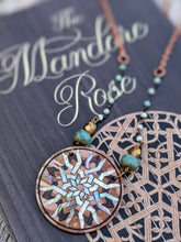 Load image into Gallery viewer, Limited Release - Mandore Rose Necklace and Signed Novel Set - 3 - Minxes&#39; Trinkets