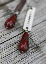 Load image into Gallery viewer, Moon Phase Earrings - Blood Moon Rising - Minxes&#39; Trinkets