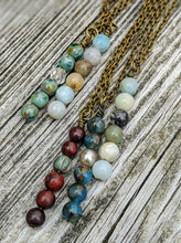 Load image into Gallery viewer, Simple Red Jasper Necklace - Minxes&#39; Trinkets