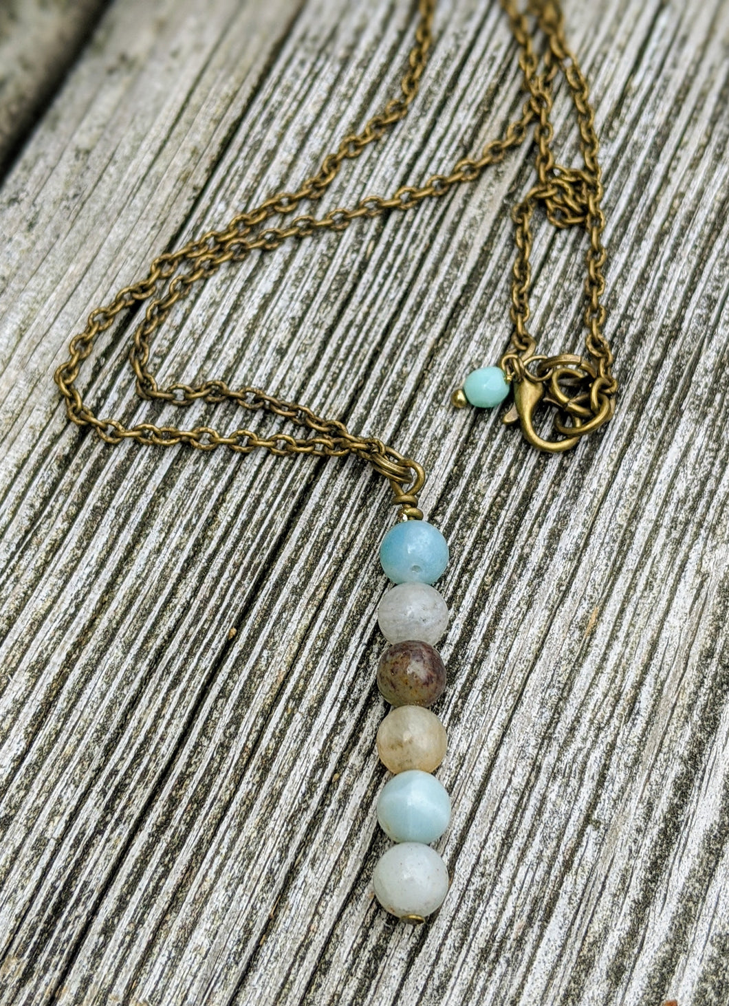 Simple Amazonite Necklace - Minxes' Trinkets