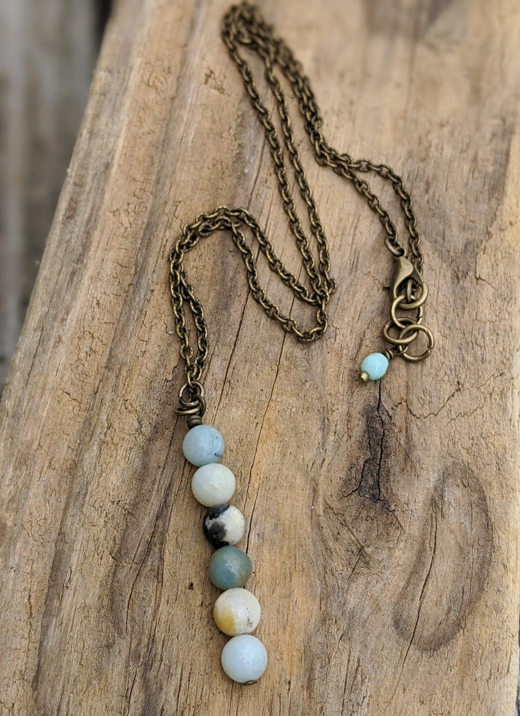 Simple Amazonite Necklace II - Minxes' Trinkets