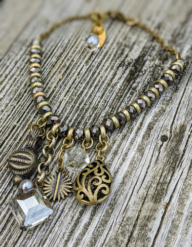Eclectic Charm Anklet / Large Bracelet - Minxes' Trinkets