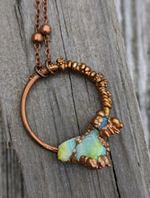 Load image into Gallery viewer, Ethiopian Opal Copper Electroformed Necklace II - Minxes&#39; Trinkets