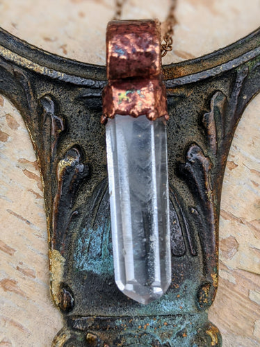Quartz Point Electroformed Necklace - #5