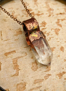 Quartz Point Electroformed Necklace - #6