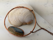 Load image into Gallery viewer, Landscape Jasper - Copper Electroformed Necklace - Minxes&#39; Trinkets