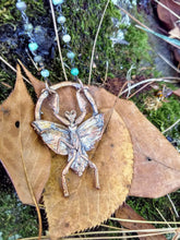 Load image into Gallery viewer, Electroformed Praying Mantis Necklace - Minxes&#39; Trinkets