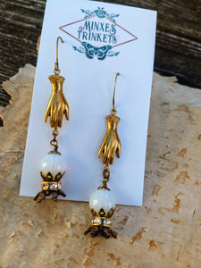 Fortune Teller Crystal Ball Earrings - Minxes' Trinkets