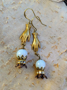 Fortune Teller Crystal Ball Earrings - Minxes' Trinkets