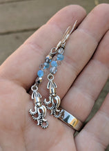 Load image into Gallery viewer, Silvery Squid Earrings - Minxes&#39; Trinkets