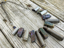 Load image into Gallery viewer, Vintage Bulletcase and Druzy Collar Necklace - Minxes&#39; Trinkets