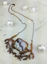 Load image into Gallery viewer, Electroformed Winter Branches with Dendritic Opal - 5 - Minxes&#39; Trinkets