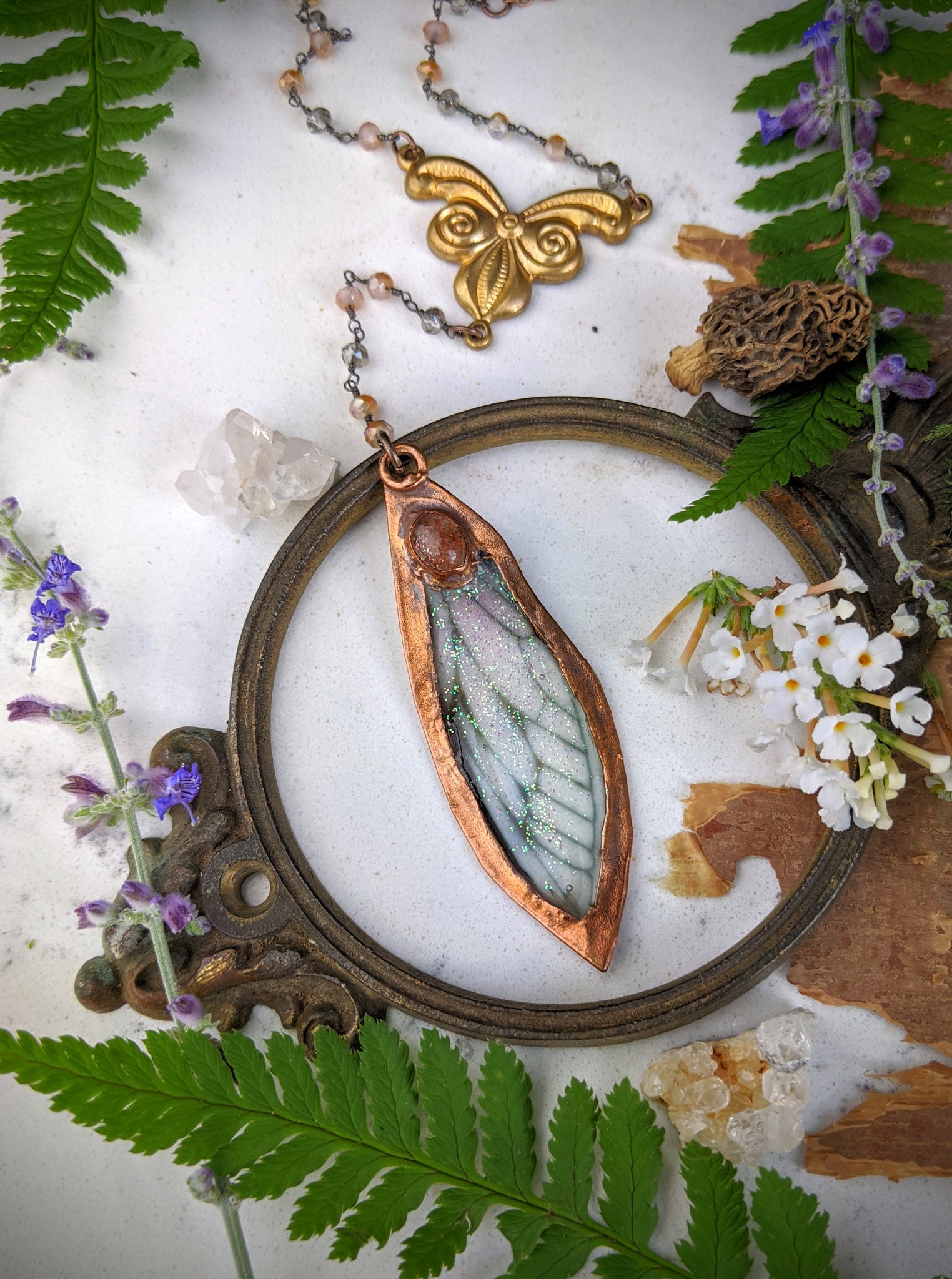 Fairy on sale wing necklace