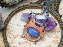 Load image into Gallery viewer, Petite Witch&#39;s Cauldron Copper Electroformed Necklace - 6