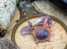 Load image into Gallery viewer, Petite Witch&#39;s Cauldron Copper Electroformed Necklace - 6