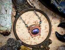 Load image into Gallery viewer, Petite Witch&#39;s Cauldron Copper Electroformed Necklace - 6