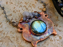 Load image into Gallery viewer, Witch&#39;s Cauldron Copper Electroformed Necklace - 1