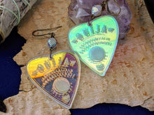 Load image into Gallery viewer, Iridescent Ouija Planchette Earrings - Minxes Trinkets Exclusive - #2