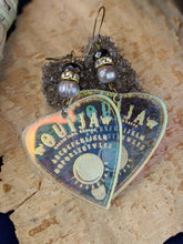 Load image into Gallery viewer, Iridescent Ouija Planchette Earrings - Minxes Trinkets Exclusive - #1