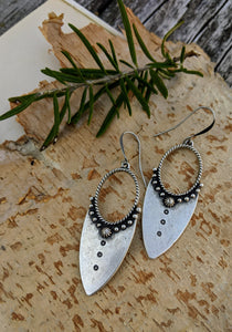 Antiqued Silver Plated Earrings II