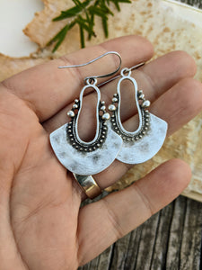 Antiqued Silver Plated Earrings I
