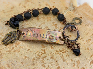 Wrist Reminder Copper Electroformed Bracelet - RESILIANT*