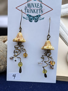Jellyfish Earrings - Cream #4