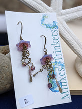 Load image into Gallery viewer, Jellyfish Earrings - Lavender #2