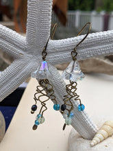 Load image into Gallery viewer, Jellyfish Earrings - Clear Iridescent #10