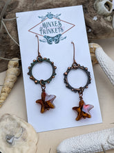 Load image into Gallery viewer, Glass Starfish Earrings 1