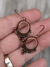 Load image into Gallery viewer, Mini Antiqued Copper Plated Earrings
