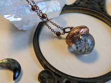 Load image into Gallery viewer, Botanical Acorn Necklace - Forget-Me-Nots 4
