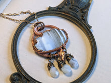 Load image into Gallery viewer, Owyhee Blue Opal Cloud Necklace