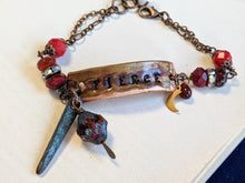 Load image into Gallery viewer, Wrist Reminder Copper Electroformed Bracelet - FIERCE