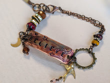 Load image into Gallery viewer, Wrist Reminder Copper Electroformed Bracelet - BELIEVE