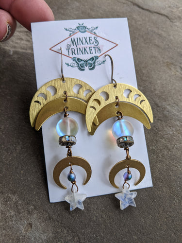 Celestial earrings for Beverly