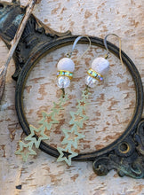 Load image into Gallery viewer, Agate Shooting Star Earrings