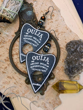 Load image into Gallery viewer, Black Ouija Planchette Earrings